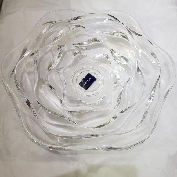 Mikasa Atlantic Crystal Serving Platter, 14-Inch - Picture 1 of 4